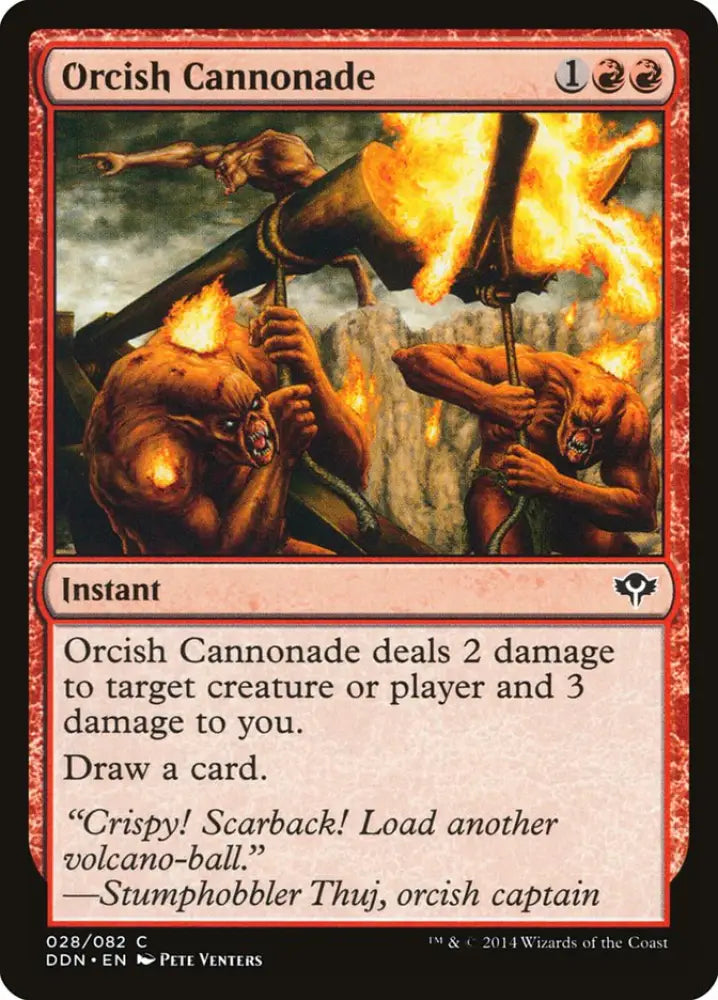 Orcish Cannonade [Duel Decks: Speed vs. Cunning] - MTG Single