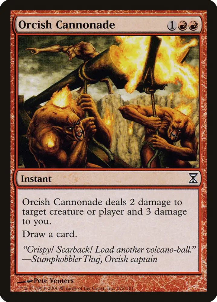 Orcish Cannonade [Time Spiral] - MTG Single