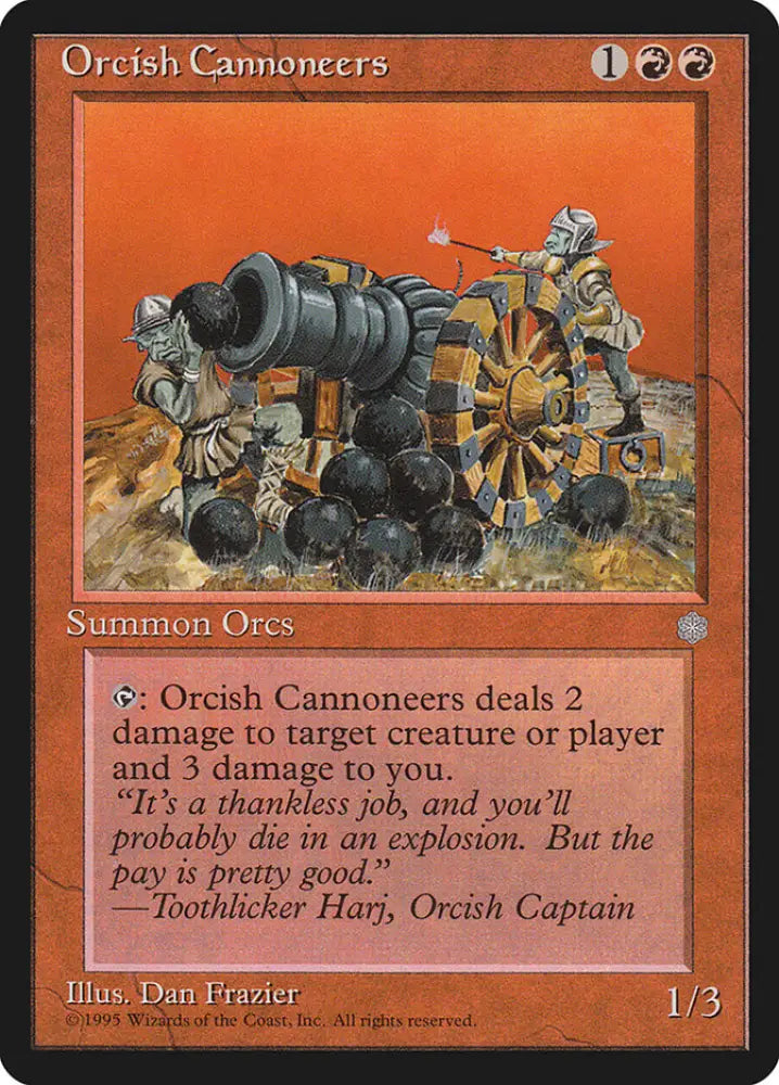 Orcish Cannoneers [Ice Age] - MTG Single