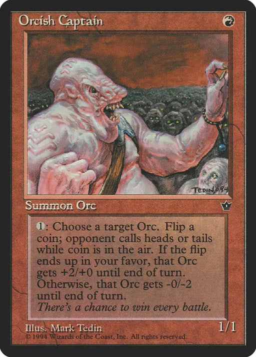 Orcish Captain [Fallen Empires] - MTG Single