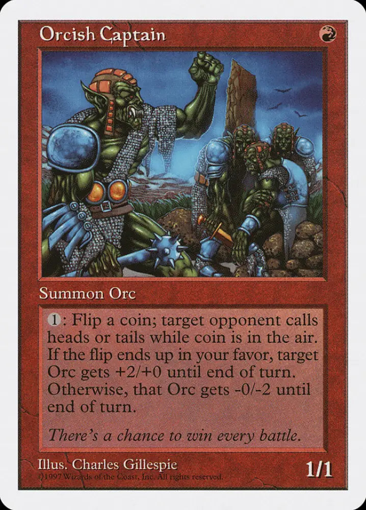 Orcish Captain [Fifth Edition] - MTG Single