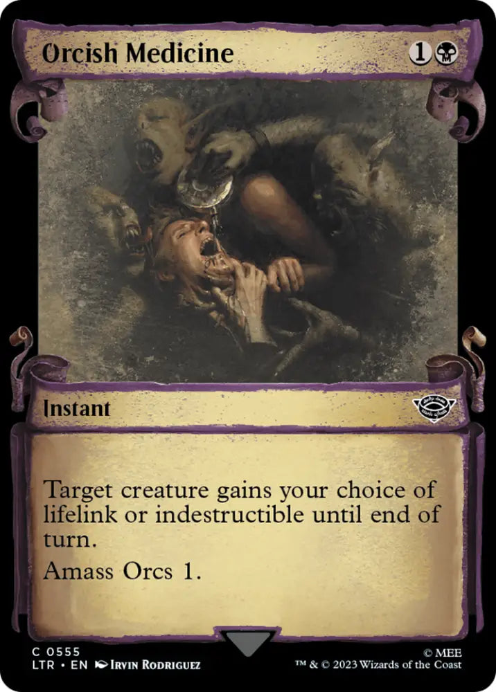 Orcish Medicine [The Lord of the Rings: Tales of Middle-Earth Showcase Scrolls] - MTG Single