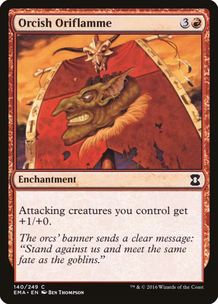 Orcish Oriflamme [Eternal Masters] - MTG Single