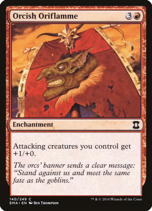 Orcish Oriflamme [Eternal Masters] - MTG Single