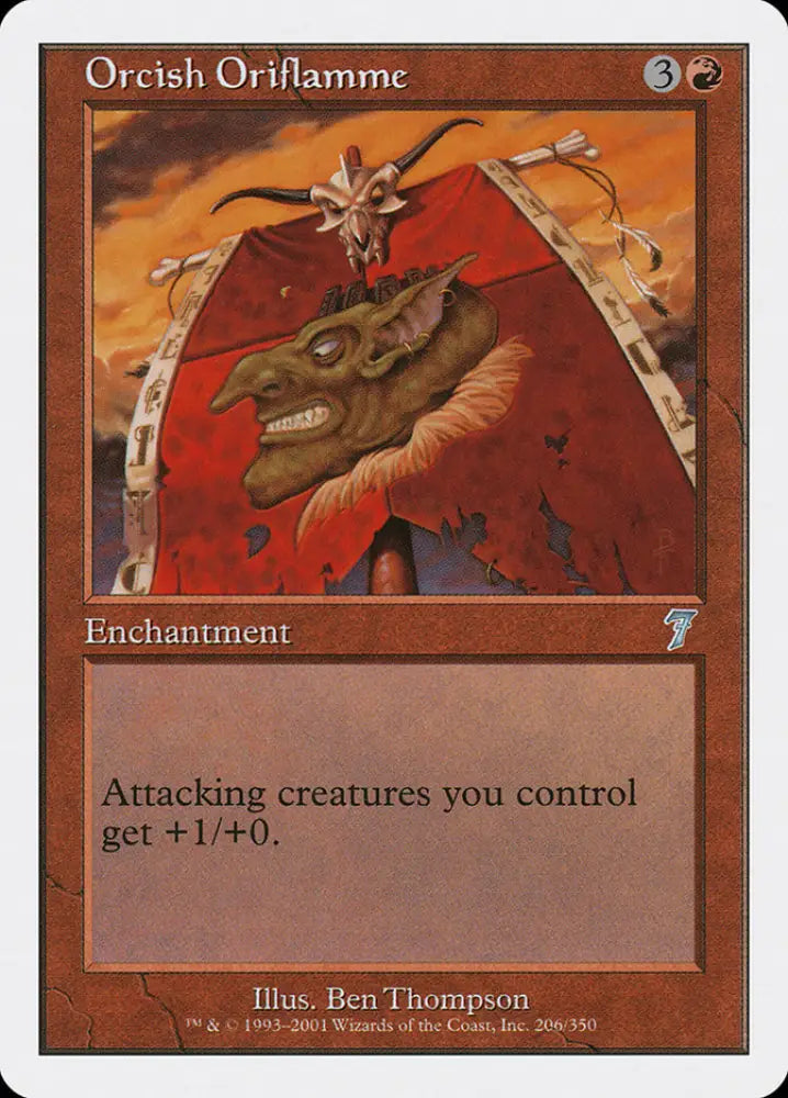 Orcish Oriflamme [Seventh Edition] - MTG Single