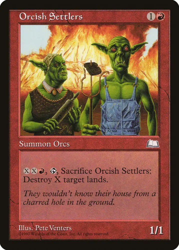 Orcish Settlers [Weatherlight] - MTG Single