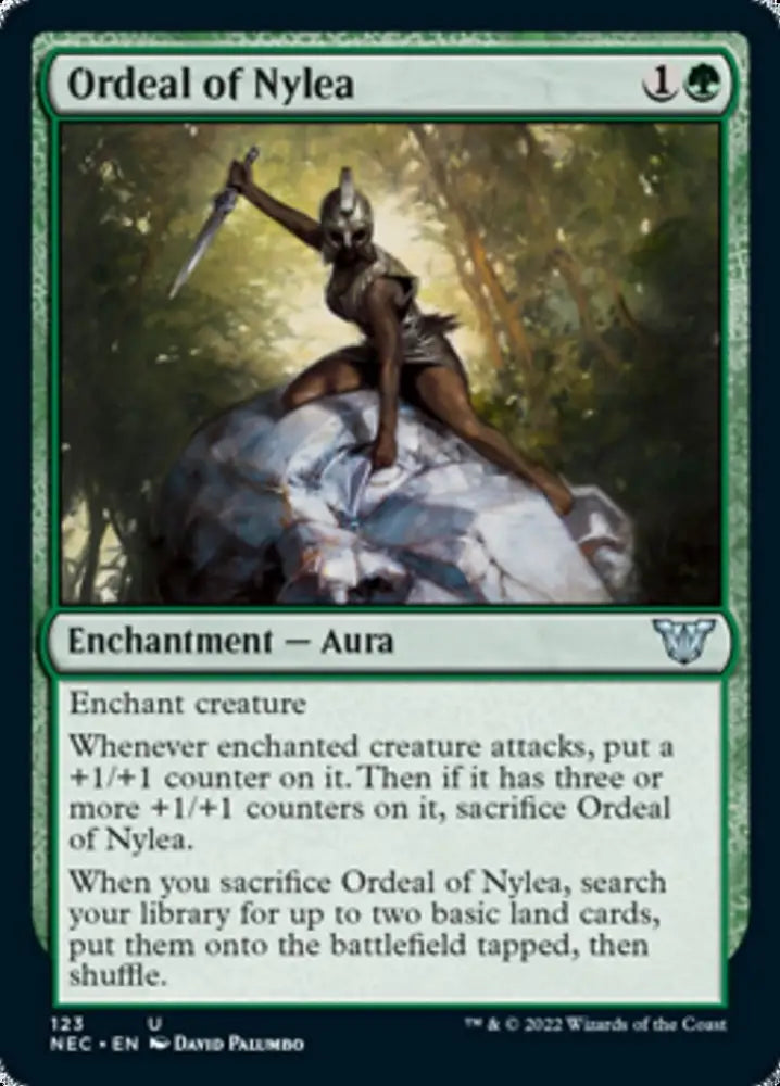 Ordeal of Nylea [Kamigawa: Neon Dynasty Commander] - MTG Single