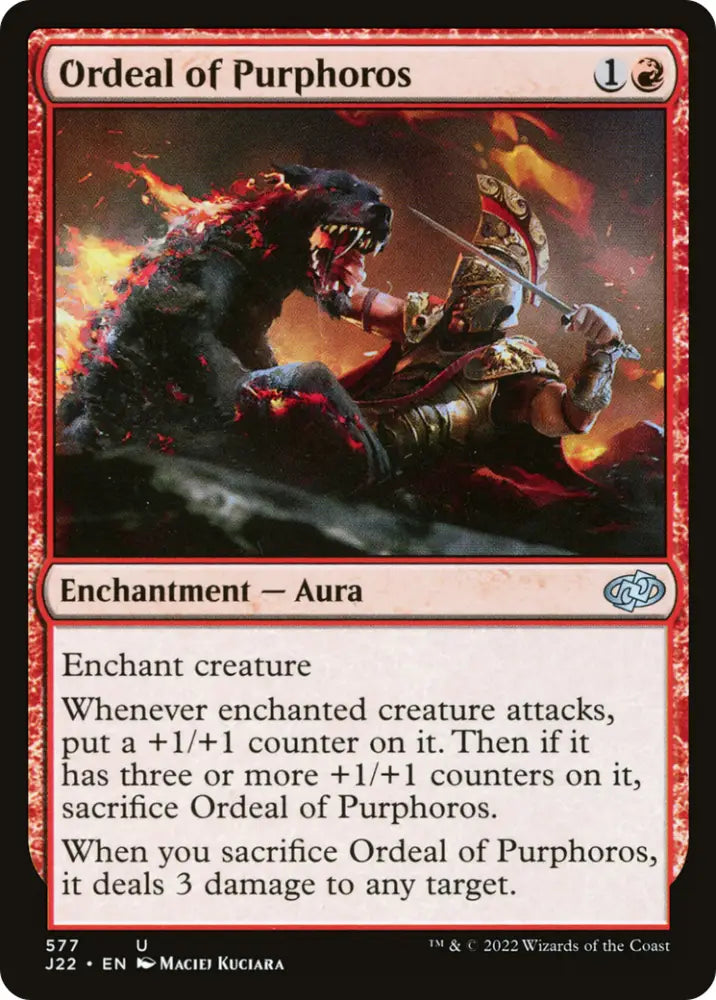 Ordeal of Purphoros [Jumpstart 2022] - MTG Single