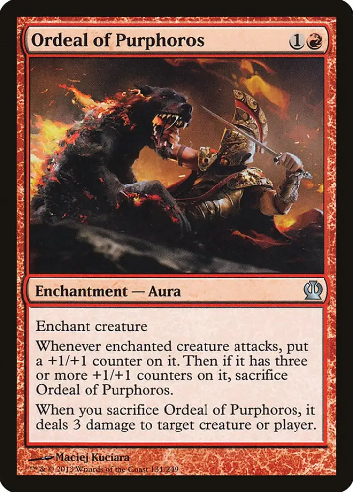 Ordeal of Purphoros [Theros] - MTG Single