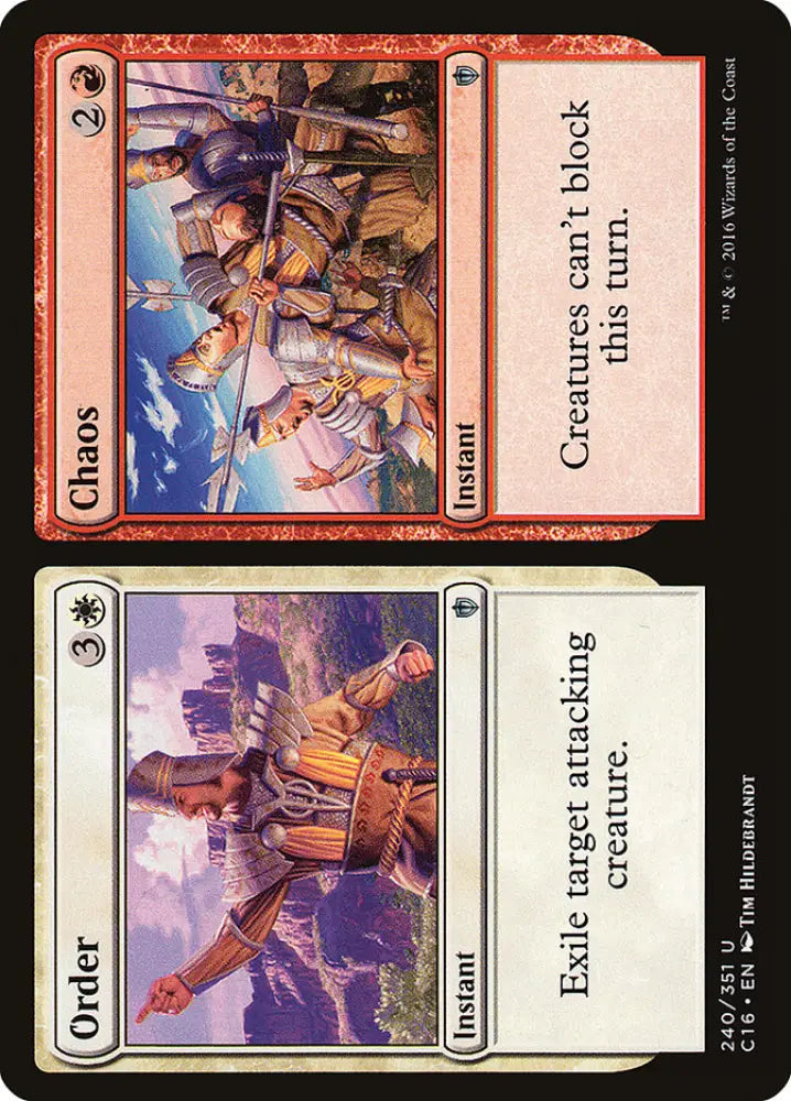 Order // Chaos [Commander 2016] - MTG Single