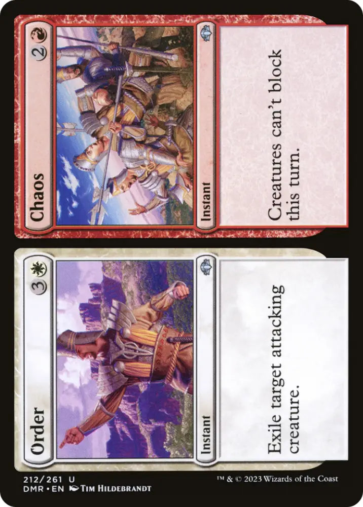 Order // Chaos [Dominaria Remastered] - MTG Single