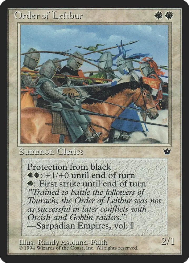 Order of Leitbur [Fallen Empires] - MTG Single
