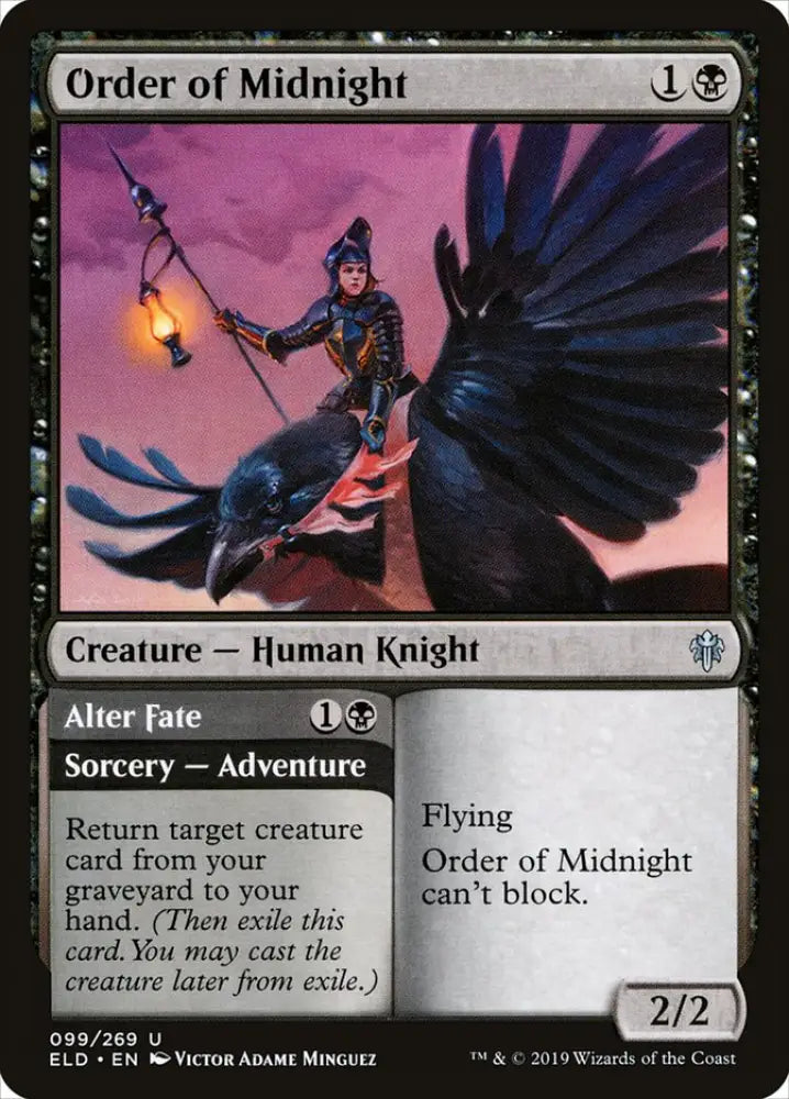Order of Midnight // Alter Fate [Throne of Eldraine] - MTG Single
