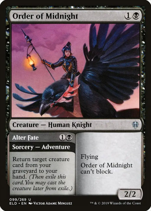 Order of Midnight // Alter Fate [Throne of Eldraine] - MTG Single