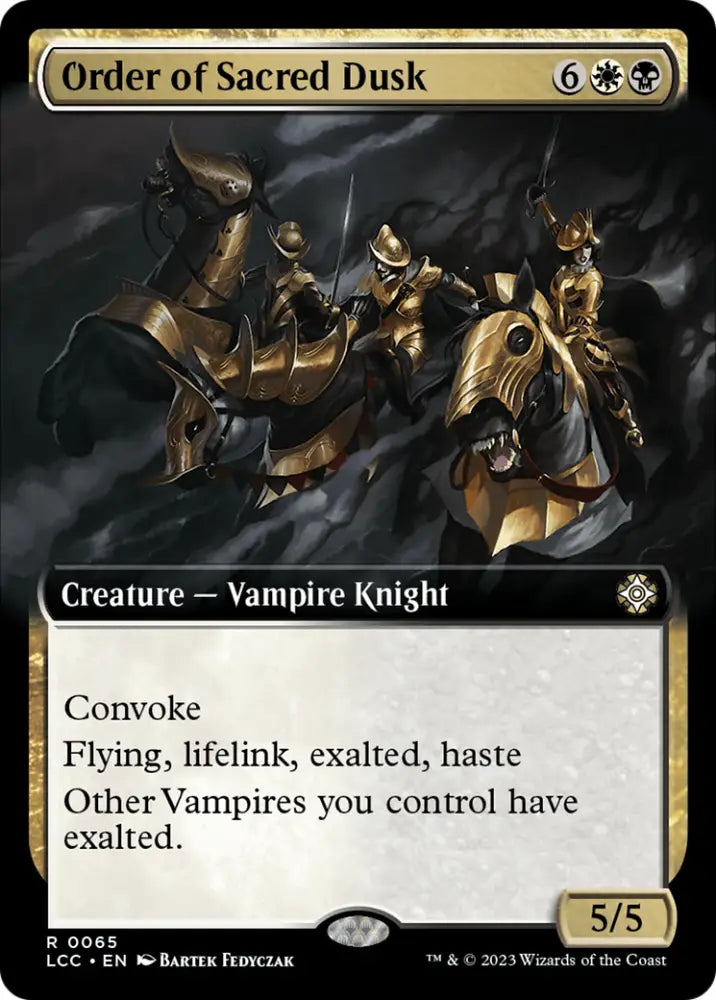Order of Sacred Dusk (Extended Art) [The Lost Caverns of Ixalan Commander] - MTG Single