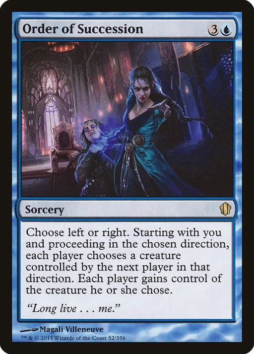 Order of Succession [Commander 2013] - MTG Single