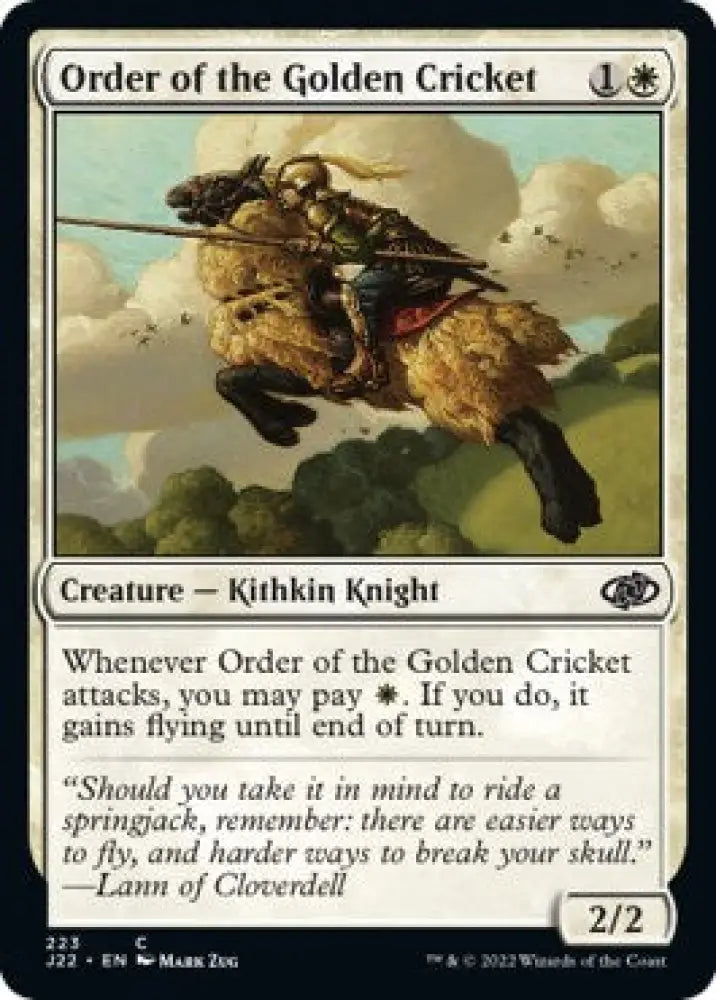 Order of the Golden Cricket [Jumpstart 2022] - MTG Single