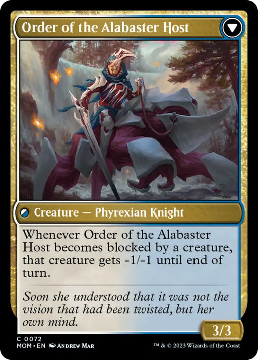 Order of the Mirror // Order of the Alabaster Host [March of the Machine] - MTG Single