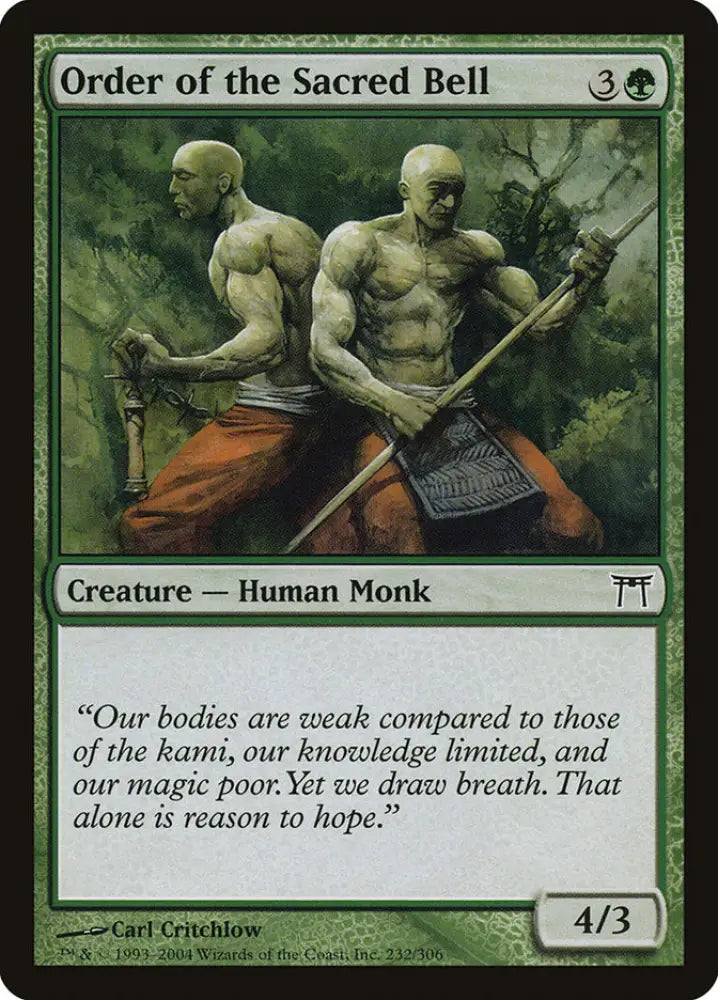 Order of the Sacred Bell [Champions of Kamigawa] - MTG Single