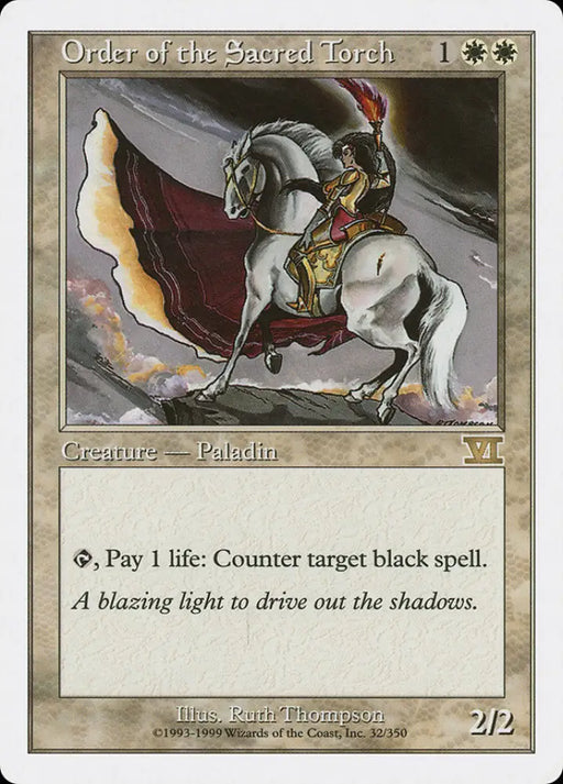 Order of the Sacred Torch [Classic Sixth Edition] - MTG Single