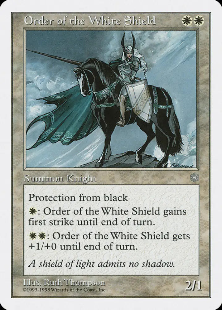 Order of the White Shield [Anthologies] - MTG Single
