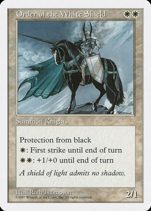 Order of the White Shield [Fifth Edition] - MTG Single