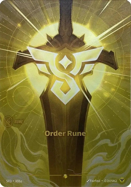 Order Rune (Alternate Art) (R06a) [Spiritforged]