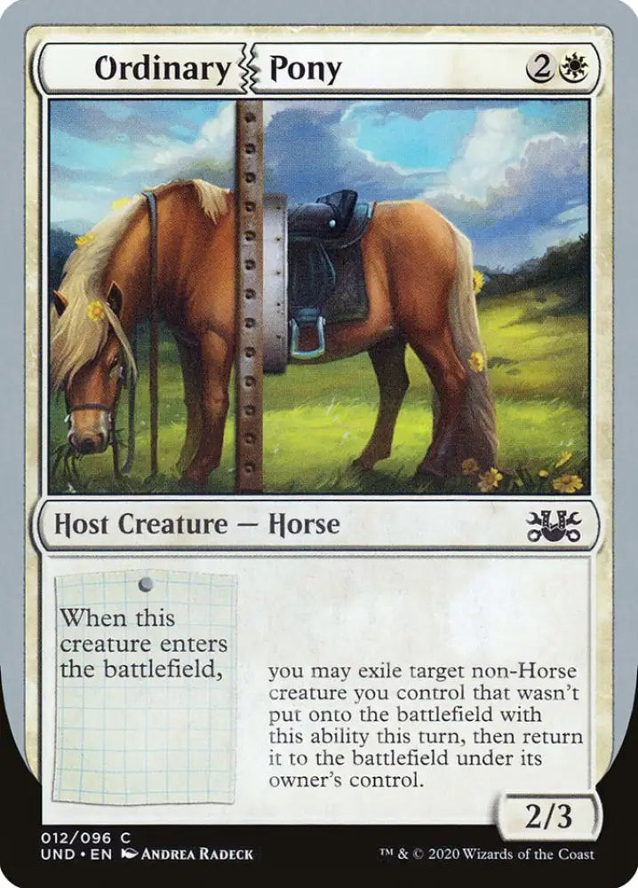 Ordinary Pony [Unsanctioned] - MTG Single