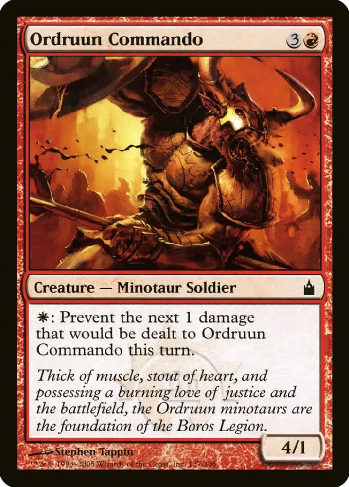 Ordruun Commando [Ravnica: City of Guilds] - MTG Single