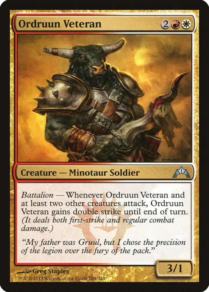 Ordruun Veteran [Gatecrash] - MTG Single