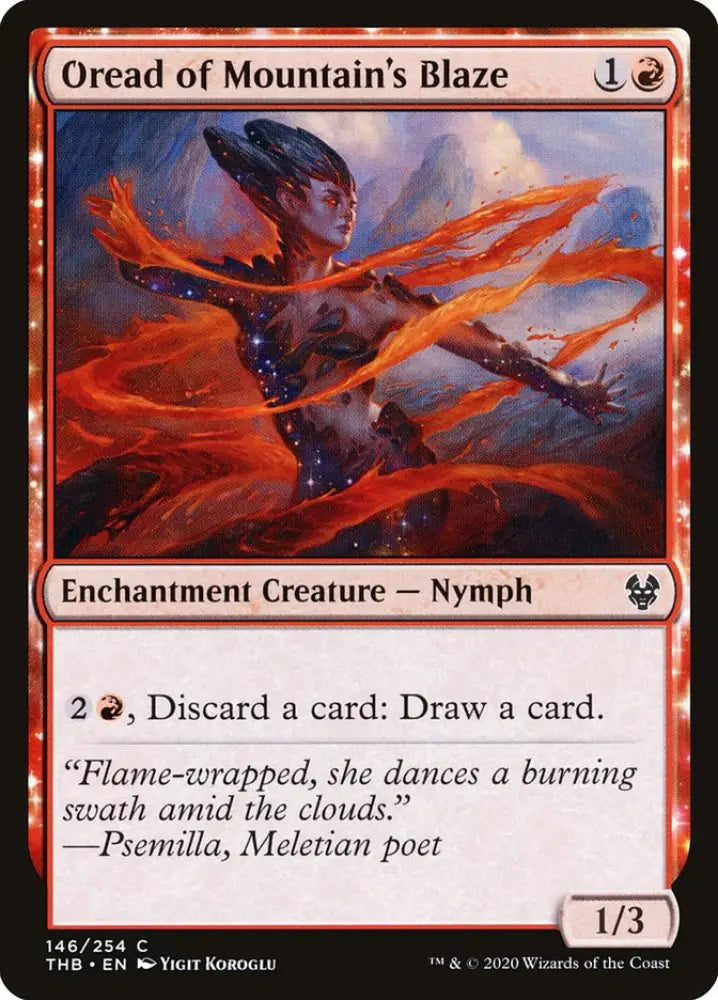 Oread of Mountain’s Blaze [Theros Beyond Death] - MTG Single