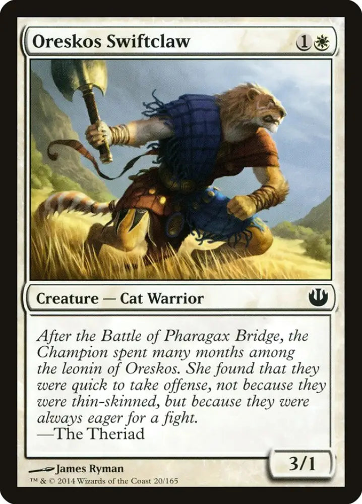 Oreskos Swiftclaw [Journey into Nyx] - MTG Single