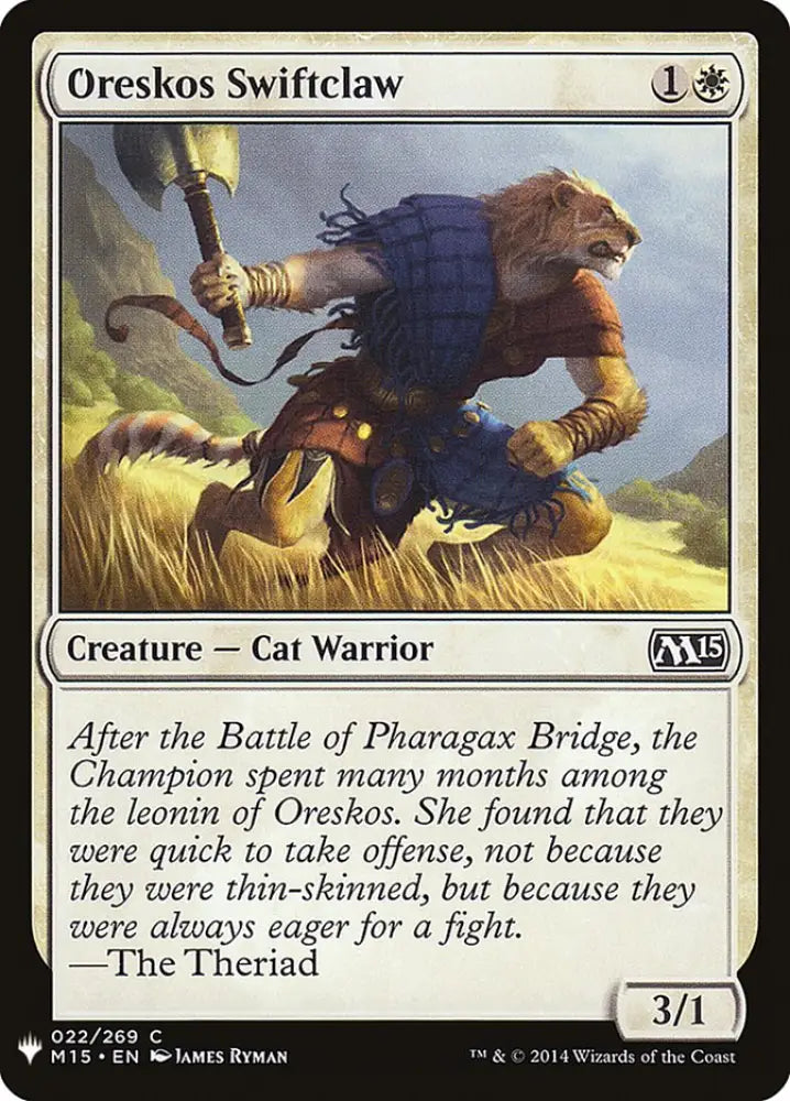 Oreskos Swiftclaw [Mystery Booster] - MTG Single