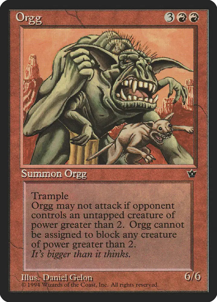 Orgg [Fallen Empires] - MTG Single