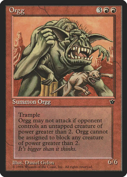 Orgg [Fallen Empires] - MTG Single