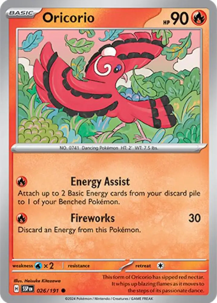 Oricorio (026/191) [Scarlet & Violet: Surging Sparks] - Pokemon Single