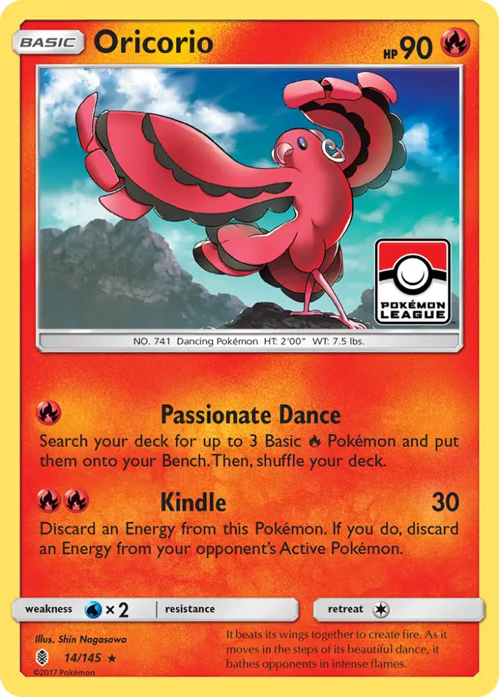 Oricorio (14/145) [Sun & Moon: Guardians Rising] - Pokemon Single