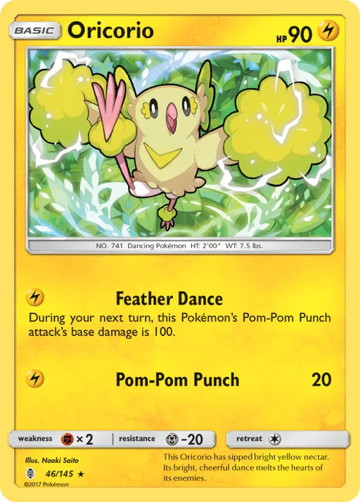 Oricorio (46/145) [Sun & Moon: Guardians Rising] - Pokemon Single