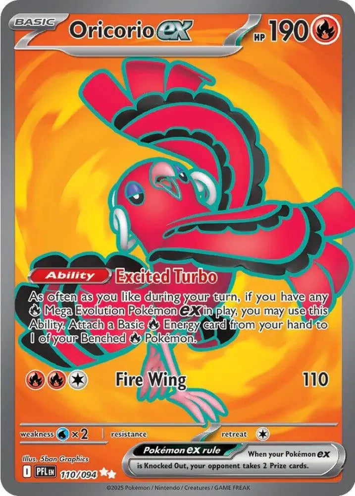 Oricorio ex - 110/094 [ME02: Phantasmal Flames]