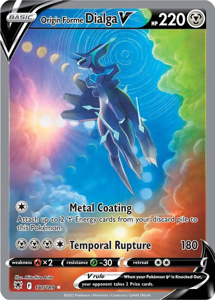 Origin Forme Dialga V (177/189) [Sword & Shield: Astral Radiance] - Pokemon Single