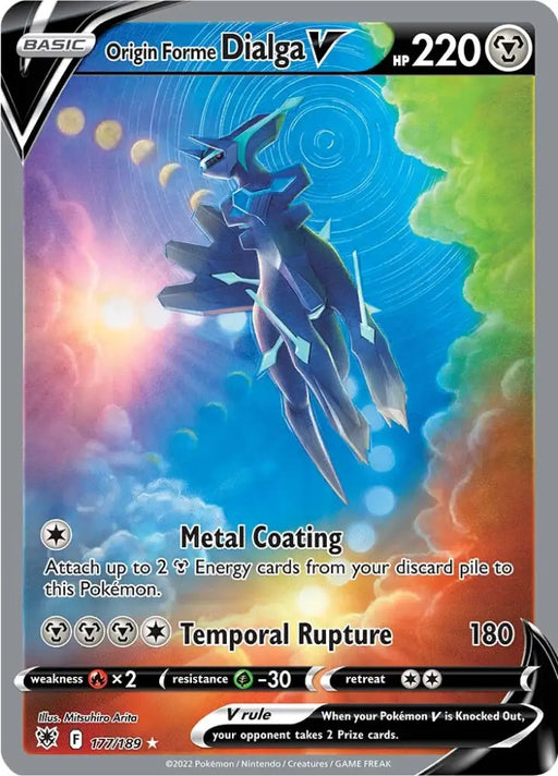 Origin Forme Dialga V (177/189) [Sword & Shield: Astral Radiance] - Pokemon Single