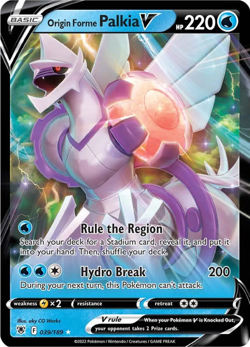 Origin Forme Palkia V (039/189) [Sword & Shield: Astral Radiance] - Pokemon Single