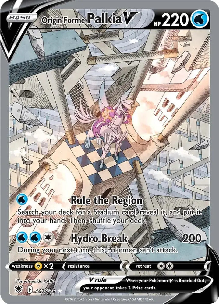 Origin Forme Palkia V (167/189) [Sword & Shield: Astral Radiance] - Pokemon Single