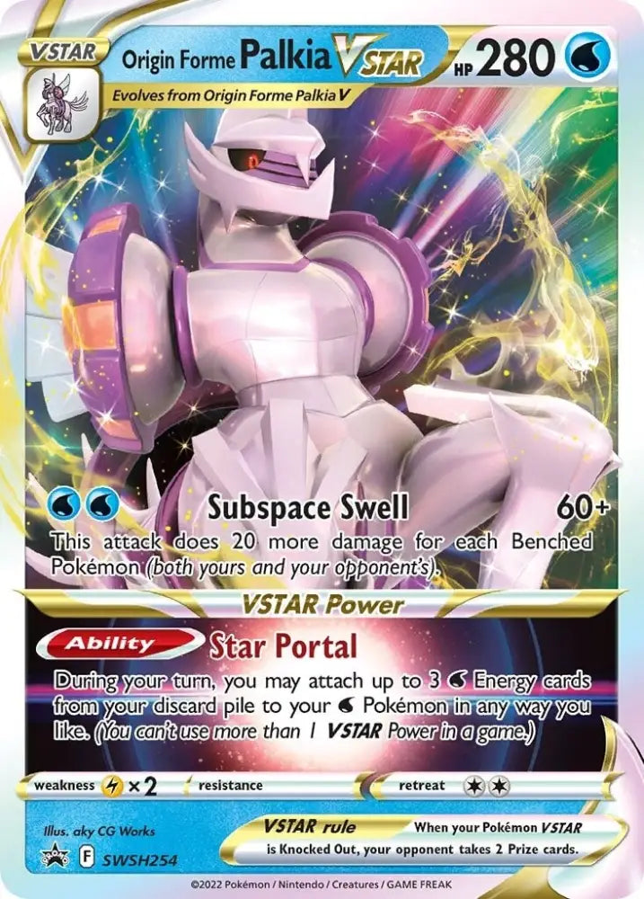 Origin Forme Palkia VSTAR (SWSH254) [Sword & Shield: Black Star Promos] - Pokemon Single