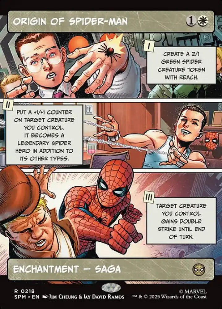 Origin of Spider-Man (218) [Marvel's Spider-Man]