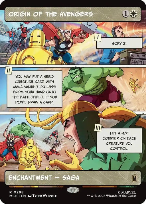 Origin of the Avengers (Borderless) (298) [Marvel Super Heroes]