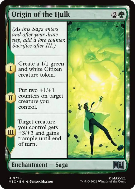 Origin of the Hulk (728) [Marvel Super Heroes Commander]