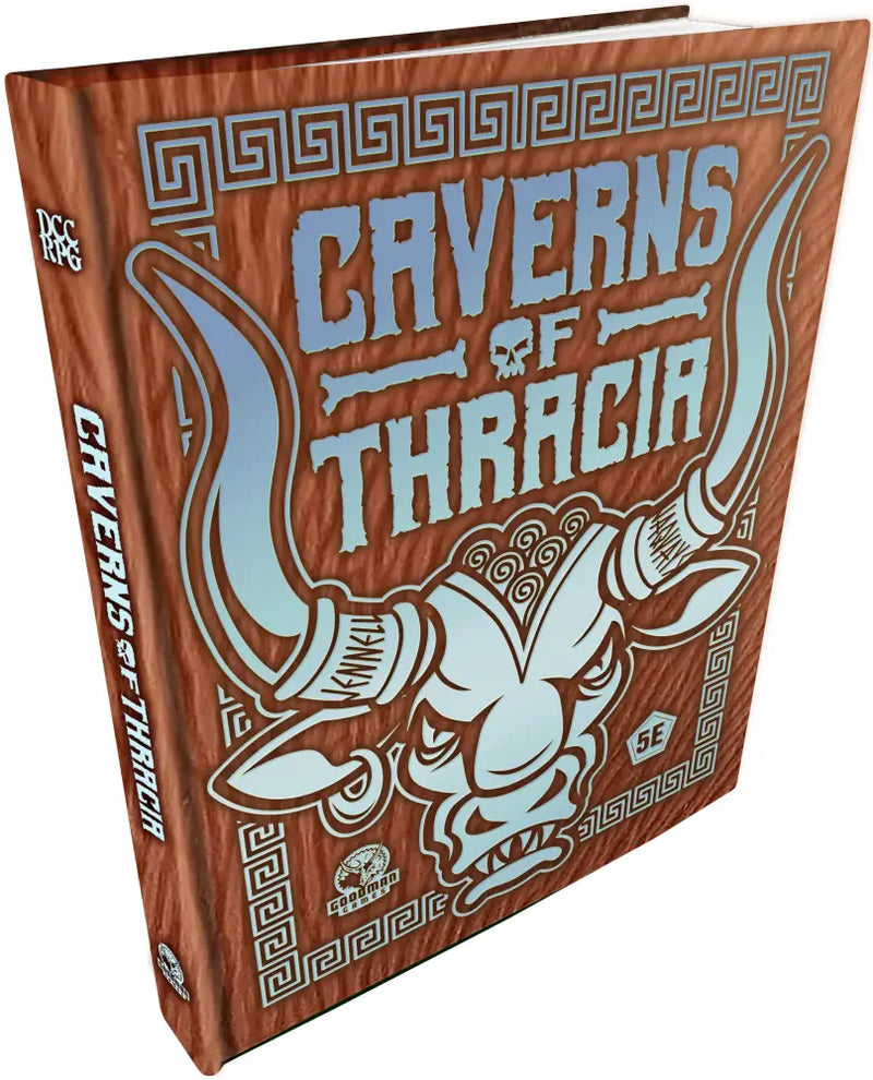 Original Adventures Reincarnated #9: Caverns of Thracia Minotaur Hide Cover 5E - Role Playing Game