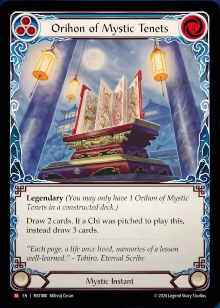 Orihon of Mystic Tenets [Part the Mistveil] Rainbow Foil - Flesh And Blood Single