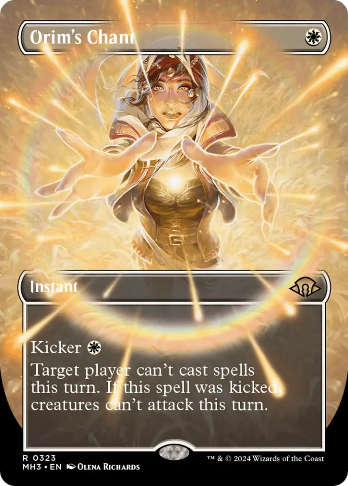 Orim’s Chant (Borderless) [Modern Horizons 3] - MTG Single